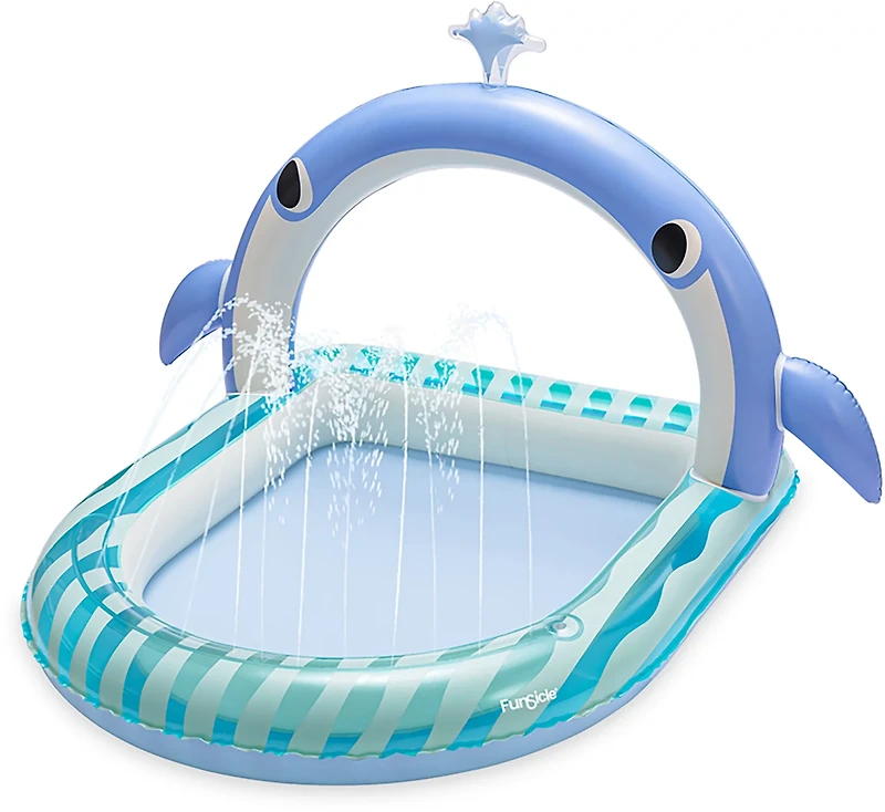 Funsicle Whale Tale Arch Play 'n Spray Kids' Pool