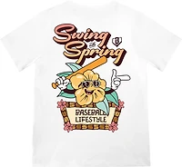 Baseball Lifestyle 101 Boys' Swing Into Spring Graphic T-shirt