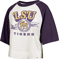 47 Women's LSU Infield Shift Raglan Crop T-shirt