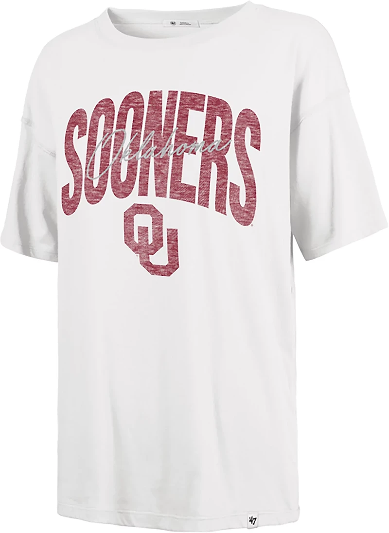'47 Women's Oklahoma Sooners Muse Sadie Short Sleeve T-shirt