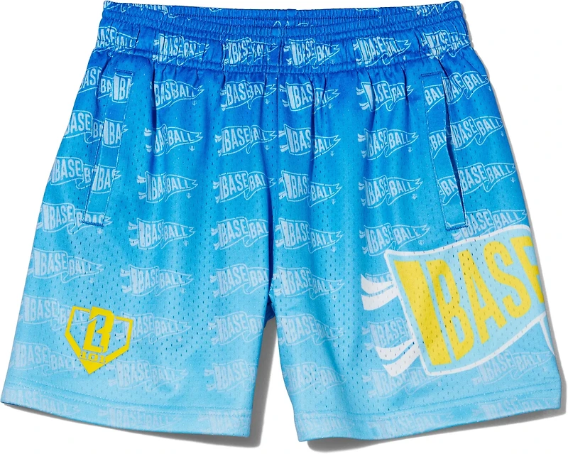 Baseball Lifestyle 101 Boys' Pennant Gradient Shorts 5