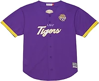 Mitchell & Ness Men’s Louisiana State University Head Coach Mesh Baseball Jersey