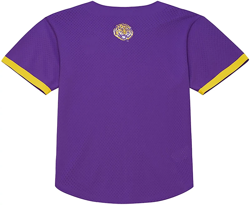 Mitchell & Ness Men’s Louisiana State University Head Coach Mesh Baseball Jersey
