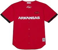 Mitchell & Ness Men’s University of Arkansas Head Coach Mesh Baseball Jersey