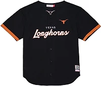 Mitchell & Ness Men’s University of Texas Head Coach Mesh Baseball Jersey