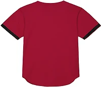 Mitchell & Ness Men’s University of Arkansas Mesh Button Front Baseball Jersey