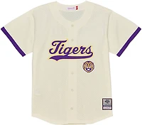 Mitchell & Ness Men’s Louisiana State University Mesh Button Front Baseball Jersey