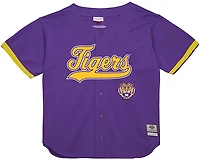 Mitchell & Ness Men’s Louisiana State University Mesh Button Front Baseball Jersey