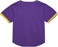 Mitchell & Ness Men’s Louisiana State University Mesh Button Front Baseball Jersey