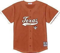 Mitchell & Ness Men’s University of Texas Mesh Button Front Baseball Jersey