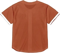 Mitchell & Ness Men’s University of Texas Mesh Button Front Baseball Jersey