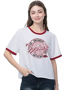 ZooZatz Women's Arkansas Retro Logo Boxy T-shirt