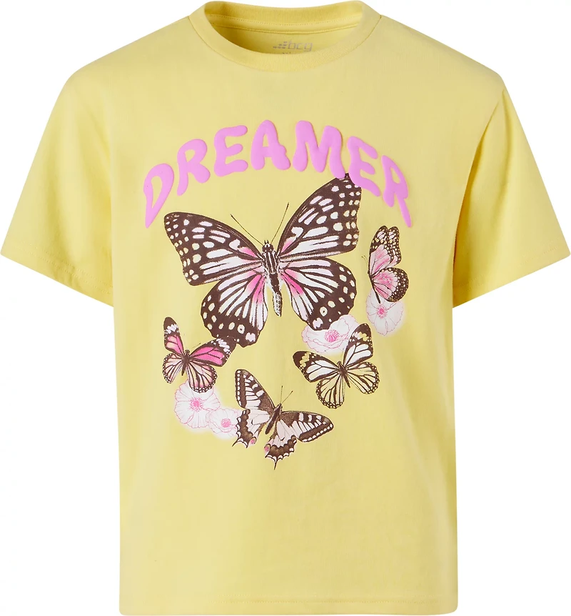 BCG Girls' Cotton Boxy Graphic T-shirt