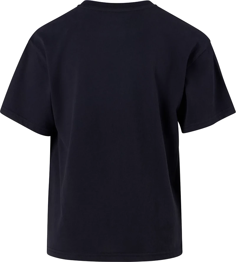 BCG Girls' Cotton Boxy Graphic Short Sleeve T-shirt