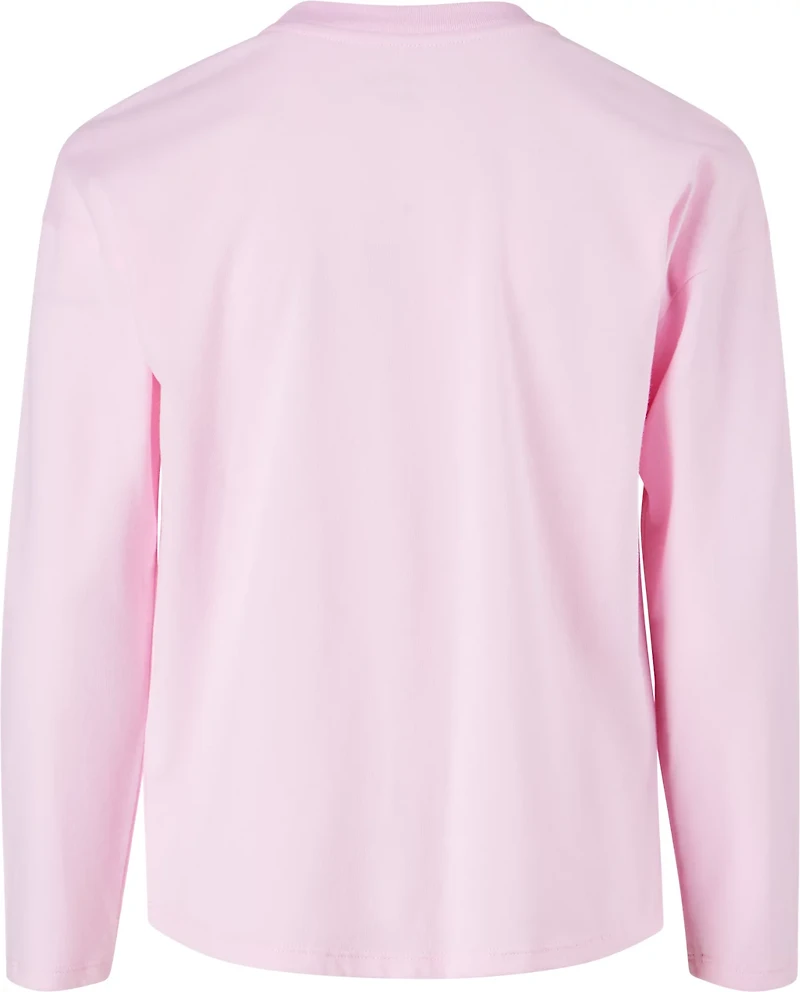 BCG Girls' Drop Shoulder Long Sleeve Graphic T-shirt