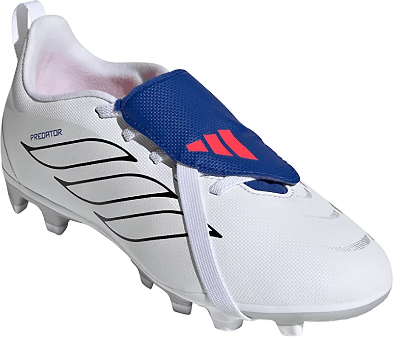 adidas Kids' Predator Club FT EL Firm-Ground/Multi-Ground Soccer Cleats
