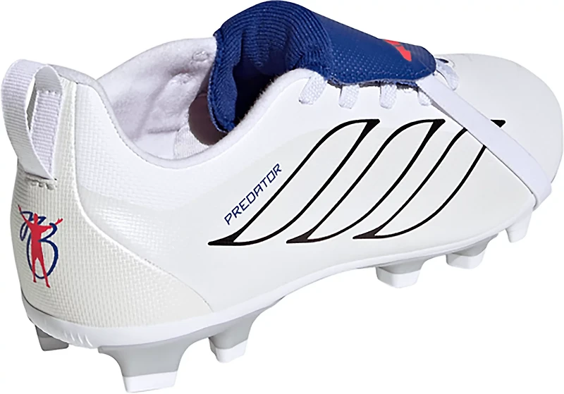 adidas Kids' Predator Club FT EL Firm-Ground/Multi-Ground Soccer Cleats