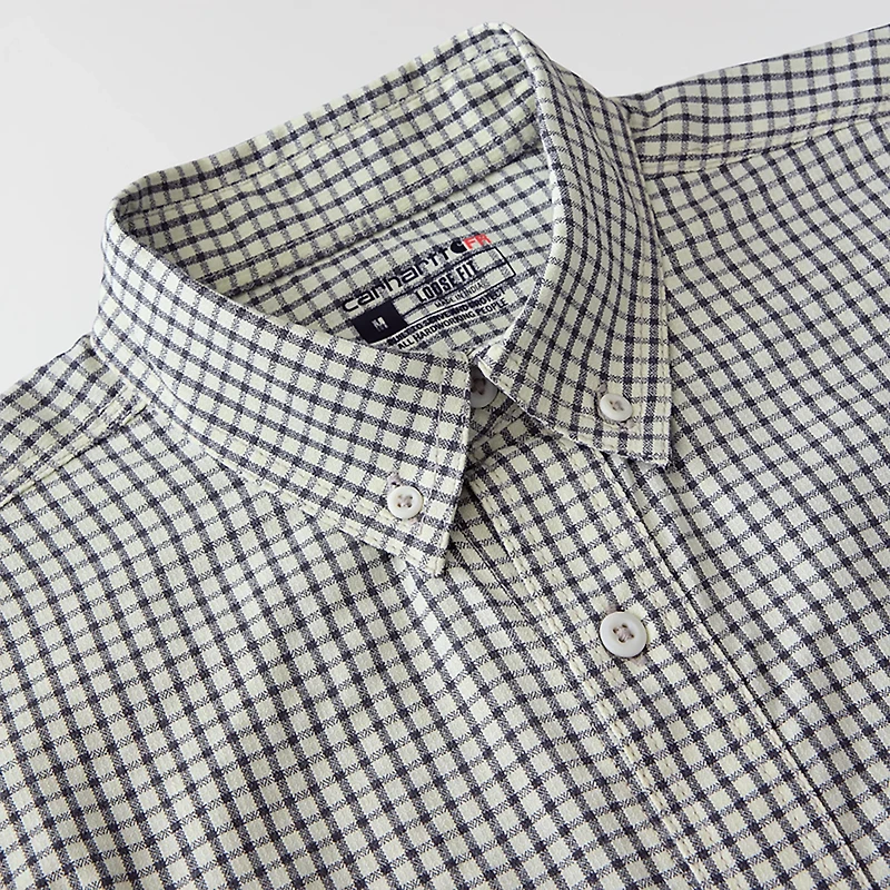 Carhartt Men's FR Force Sun Defender Long Sleeve Plaid Shirt