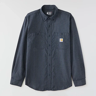 Carhartt Men's FR Force Sun Defender Long Sleeve Plaid Shirt