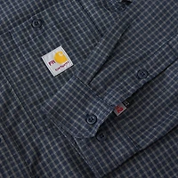 Carhartt Men's FR Force Sun Defender Long Sleeve Plaid Shirt