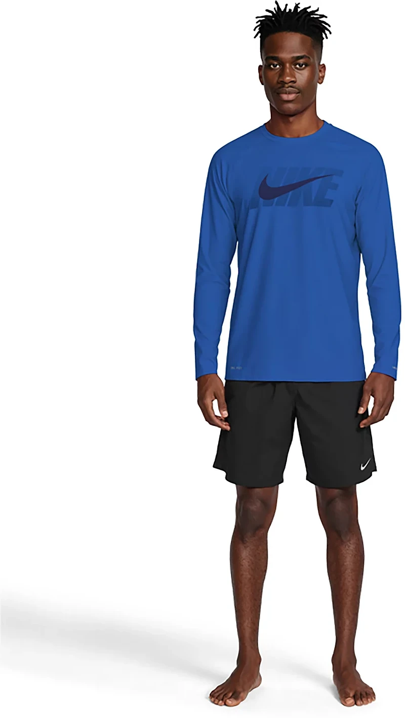 Nike Men’s Block Swoosh Over Long Sleeve Hydroguard