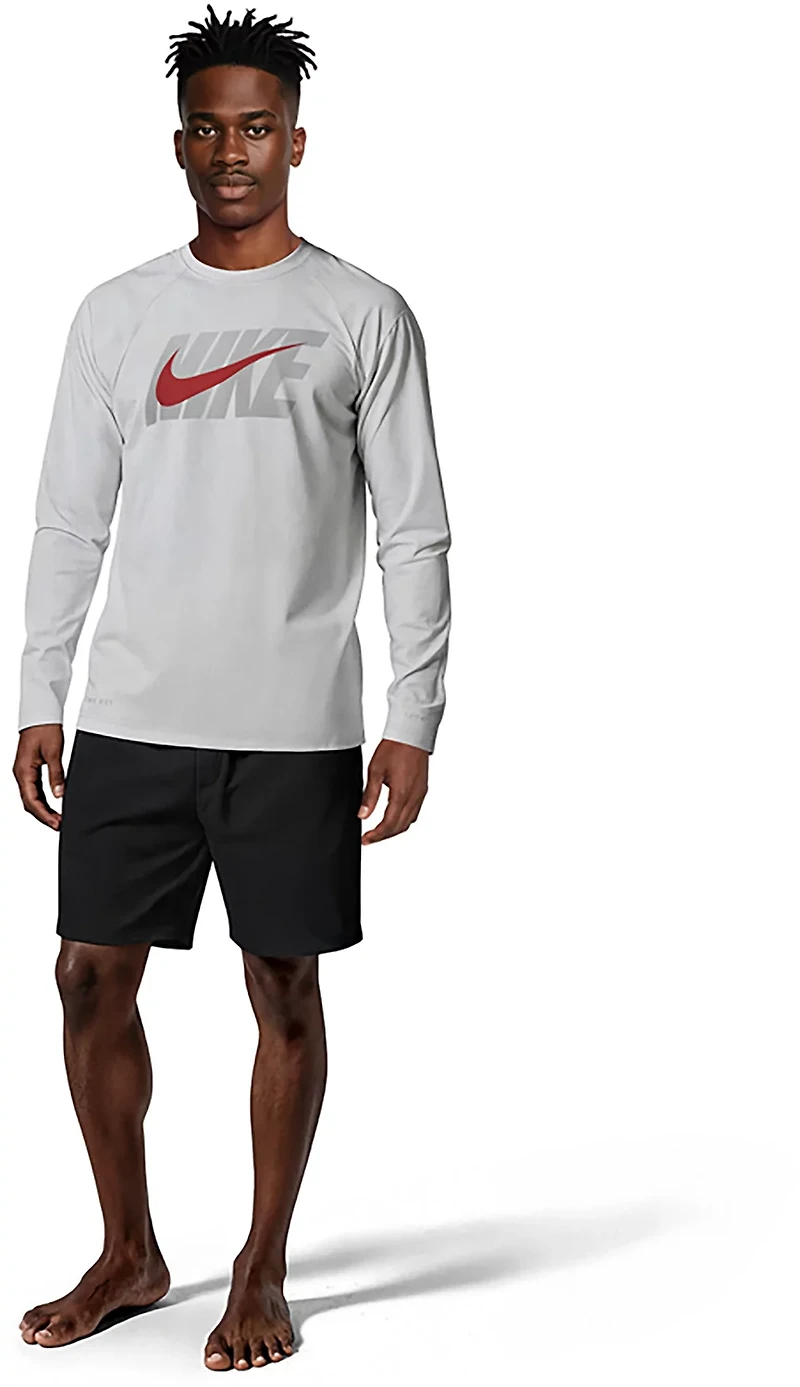 Nike Men’s Block Swoosh Over Long Sleeve Hydroguard