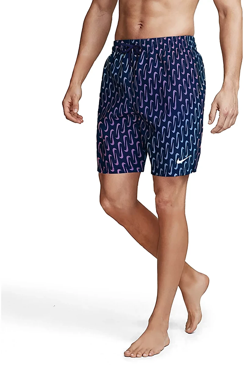 Nike Men’s Breaker Swoosh Link Volley Swim Shorts 7