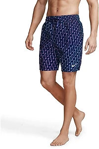 Nike Men’s Breaker Swoosh Link Volley Swim Shorts 7