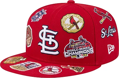 New Era Men's St. Louis Cardinals Allover Logo 9FIFTY Cap