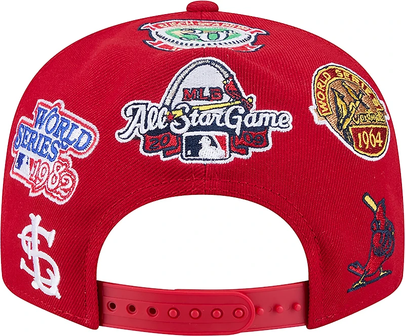 New Era Men's St. Louis Cardinals Allover Logo 9FIFTY Cap