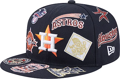 New Era Men's Houston Astros Allover Logo 9FIFTY Cap