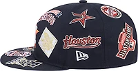 New Era Men's Houston Astros Allover Logo 9FIFTY Cap
