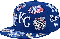 New Era Men's Kansas City Royals Allover Logo 9FIFTY Cap