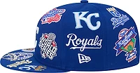 New Era Men's Kansas City Royals Allover Logo 9FIFTY Cap