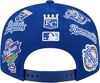 New Era Men's Kansas City Royals Allover Logo 9FIFTY Cap