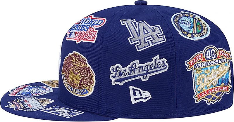 New Era Men's Los Angeles Dodgers Allover Logo 9FIFTY Cap