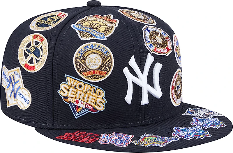New Era Men's New York Yankees Allover Logo 9FIFTY Cap