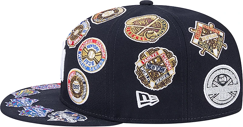 New Era Men's New York Yankees Allover Logo 9FIFTY Cap