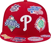 New Era Men's Philadelphia Phillies Allover Logo 9FIFTY Cap