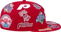 New Era Men's Philadelphia Phillies Allover Logo 9FIFTY Cap