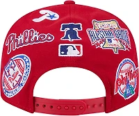 New Era Men's Philadelphia Phillies Allover Logo 9FIFTY Cap
