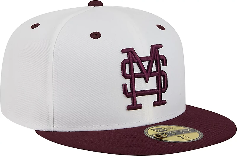 New Era Adults' Mississippi State Bulldogs Baseball On Field 59FIFTY Cap