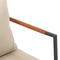 Teamson Home Steel Frame Conversation 4-piece Set