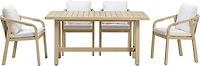 Teamson Home Eucalyptus 5-Piece Dining Set