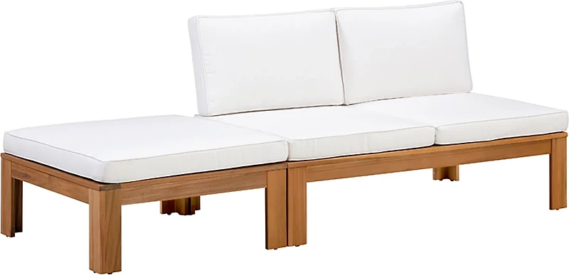 Teamson Home Acacia Modular Sectional 2-Piece Set