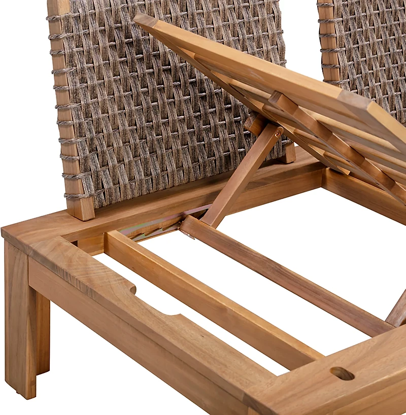 Teamson Home Acacia Modular Sectional 2-Piece Set