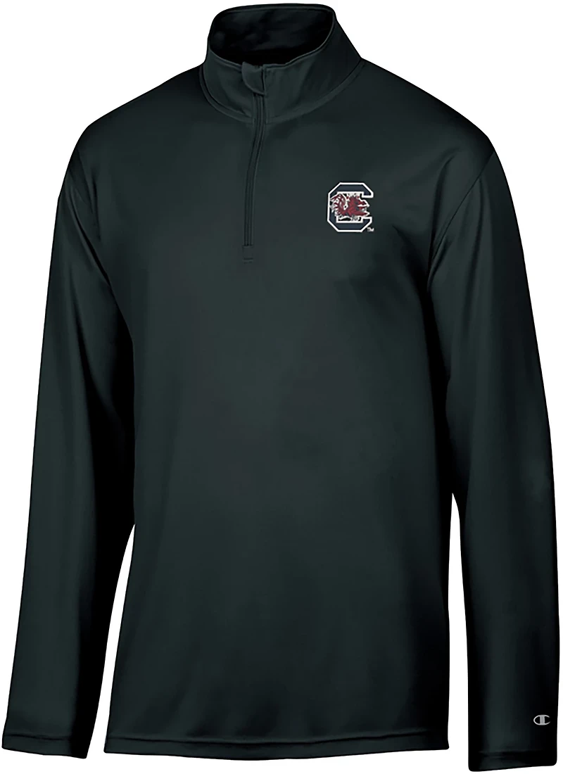 Champion Men's University of South Carolina Primary Logo Micro Mesh 1/4-Zip Top