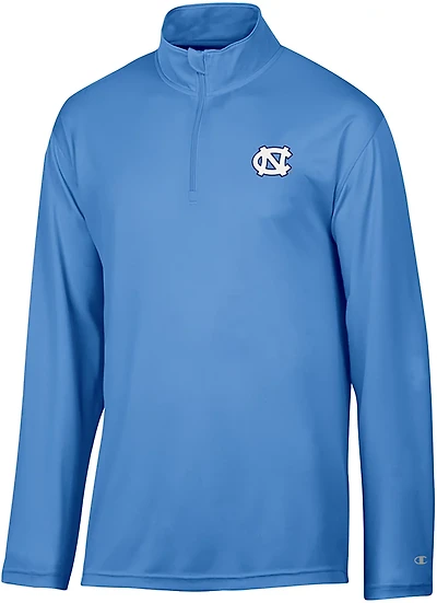 Champion Men's University of North Carolina Primary Logo Micro Mesh 1/4-Zip Top