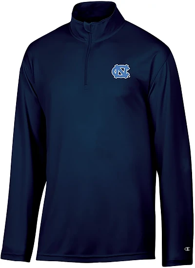 Champion Men's University of North Carolina Primary Logo Micro Mesh 1/4-Zip Top