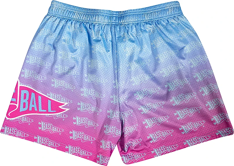 Baseball Lifestyle 101 Men's Pennant Gradient Shorts 5